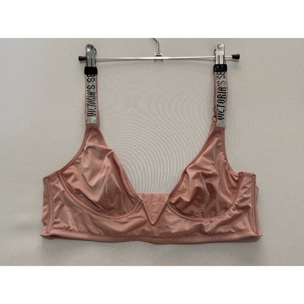 Victoria's Secret Plunge Rhinestone Bralette | Size Large